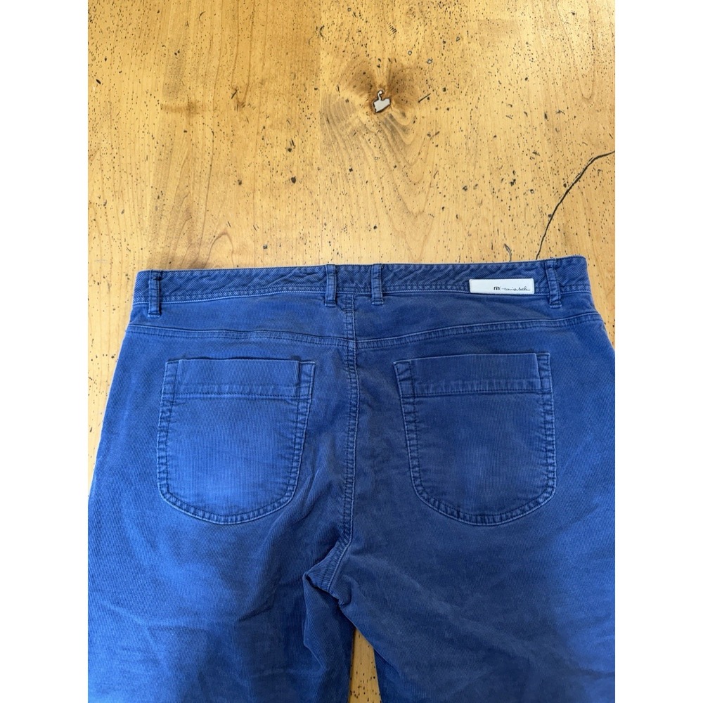 Travis Mathew 38x28 Blue Corduroy Straight Leg Cords Pants Golf Stretch - Picture 4 of 10